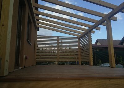 Pergola s terasou